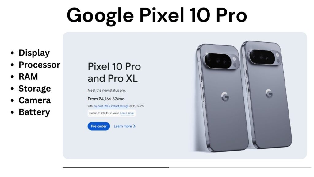 A side-by-side shot of the new Google Pixel 10 Pro and Pixel 10 Pro XL, showcasing the distinct sizes and colors.