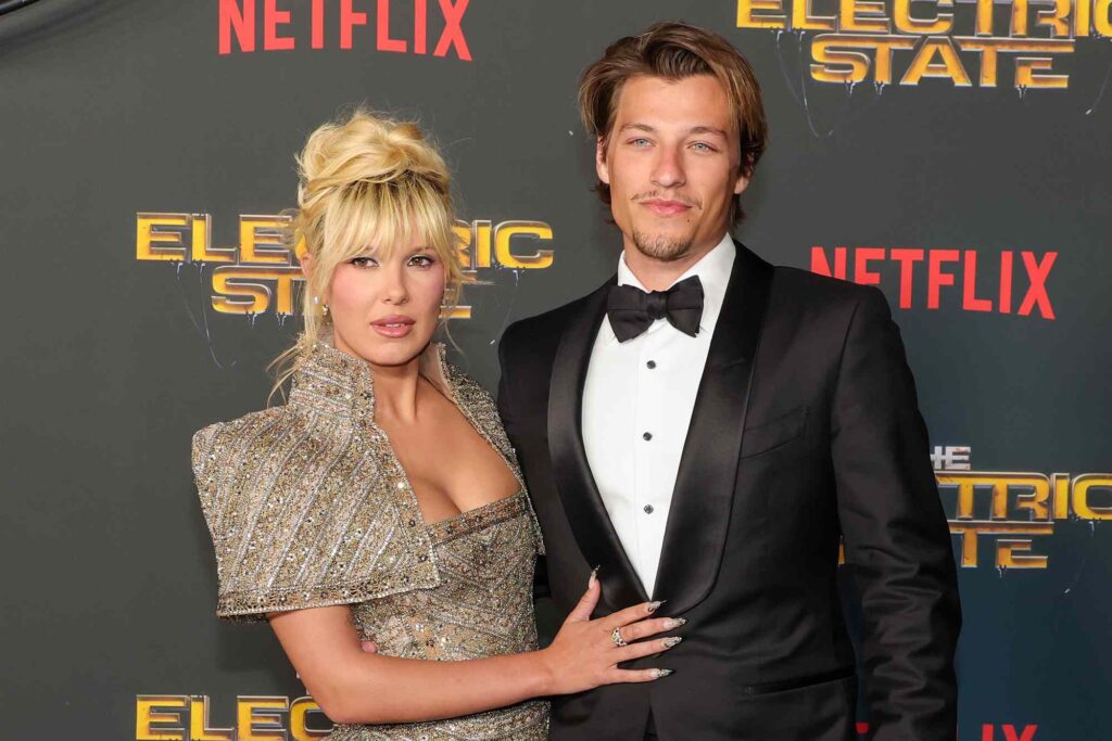 Millie Bobby Brown and Jake Bongiovi relationship timeline photos.