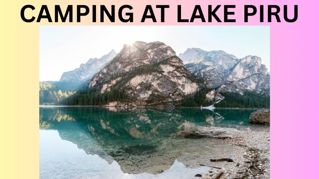 Scenic view of Lake Piru and the Los Padres National Forest mountains